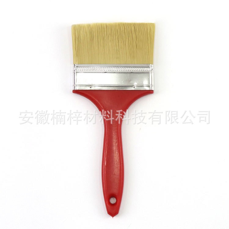 Directo de fábrica de pared del hogar cepillo de herramientas de plástico rojo mango de pintura cepillo de limpieza de polvo tamaño pequeño cepillo completo