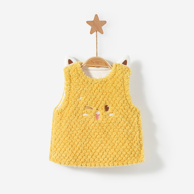 Chaleco de otoño e invierno para niños bebé Delgado acolchado engrosado Chaleco de invierno para niños y niñas recién nacido abrigo cálido Chaleco de bebé