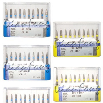 高速金刚砂车针 车针 可钻磨树脂烤瓷软玉金属假牙自然牙等 CR