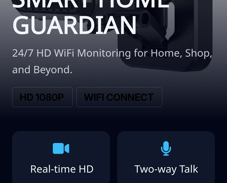 Manyetik Adezif Delme Gerektirmez Kablosuz WiFi Gözetleme Kamerası Telefon Uzaktan Alarm Bildirimi İnternet Kart Kamerası Toptan