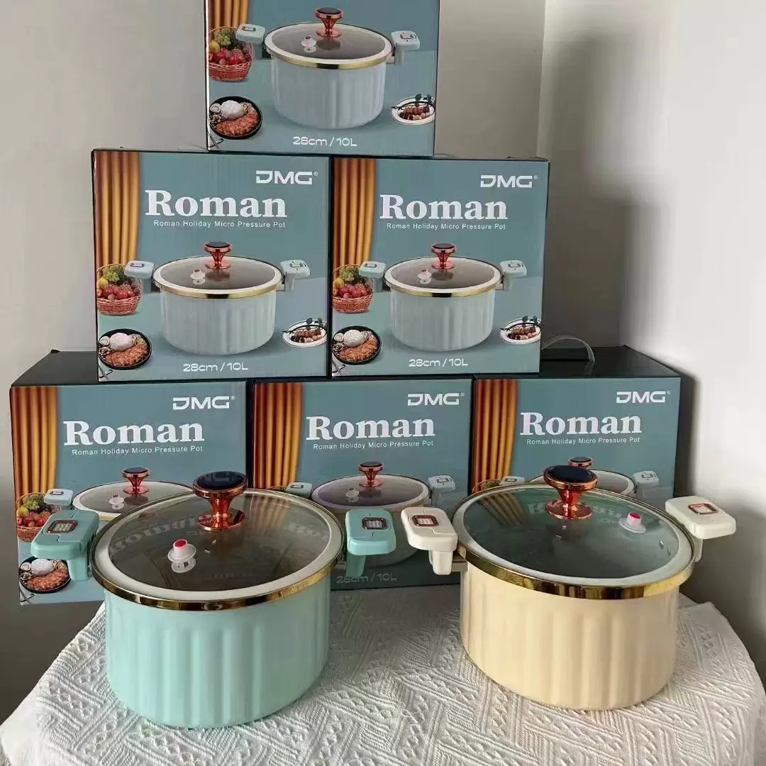 罗马汤锅电磁炉通用不粘锅家用大容量微压料理锅多功能双耳煲汤锅