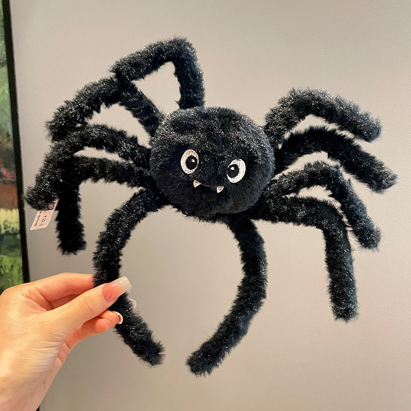 ハロウィン面白いヘッドバンドカボチャ立体クモヘアバンドイベントパーティーcosヘッドバンドパーティードレスアップヘアピン女性用|undefined