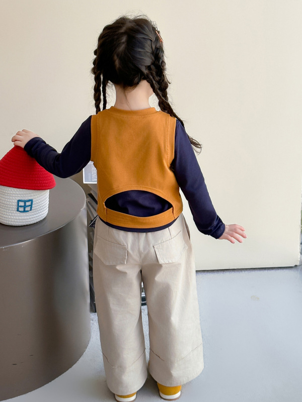 女童春秋款时髦卫衣三件套2025新款小女孩洋气秋装宝宝韩系套装潮|undefined