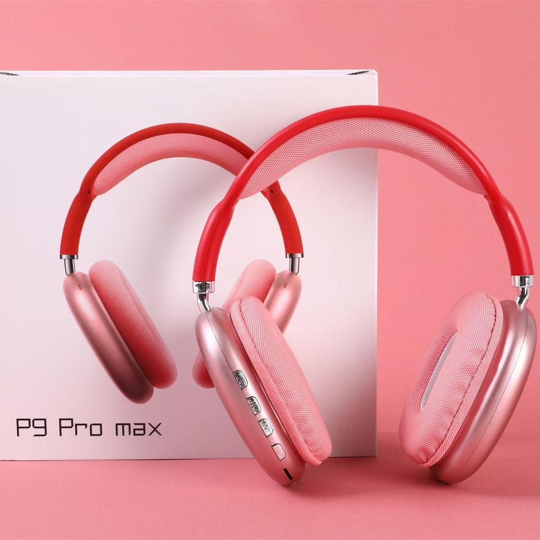 工厂直供 头戴蓝牙耳机 P9  Pro max 重低音运动无线插卡收音耳机