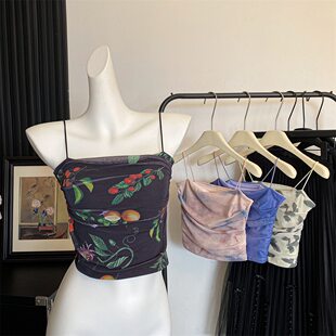 Design top with cups, short protective underware, trend of season, slim fit
