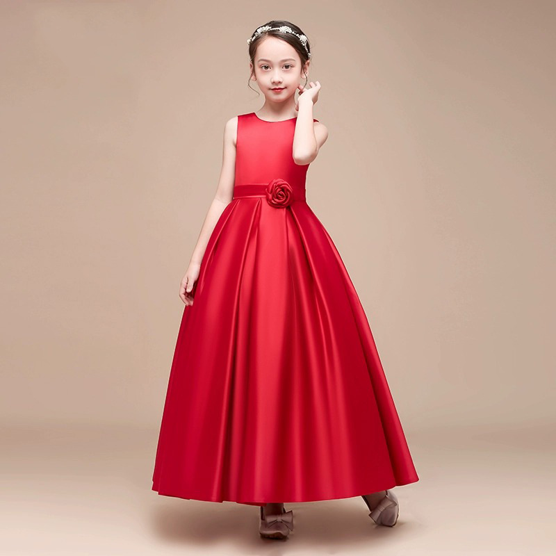 Robe de princesse élégante pour fille pour spectacles de piano_voghion.com