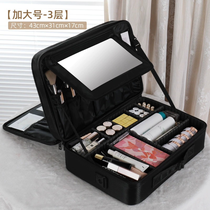 Capacious handheld cosmetic bag for manicure, wholesale