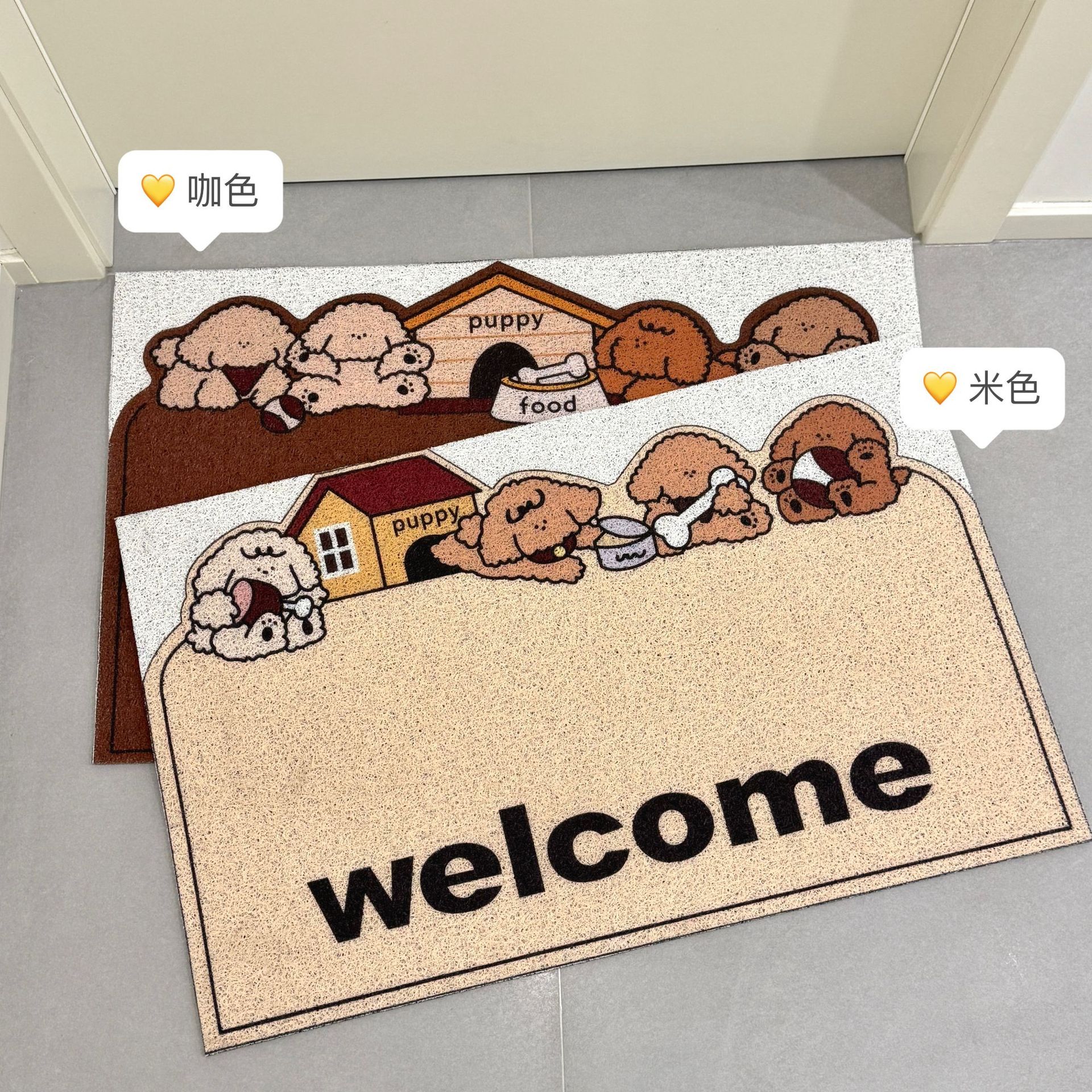 Nuevo baño de dibujos animados alfombra de suelo absorbente de agua inodoro puerta antideslizante alfombra de puerta alfombra de secado rápido resistente a la suciedad