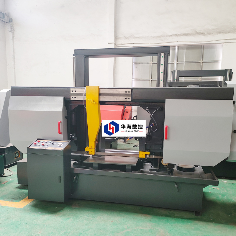 金属带锯床GB4250液压半自动螺纹钢筋快速锯床|ms