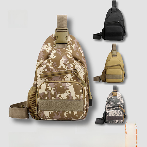 New tactical chest bag multi-functional mobile phone bag unisex casual sports travel crossbody bag cycling hiking bag