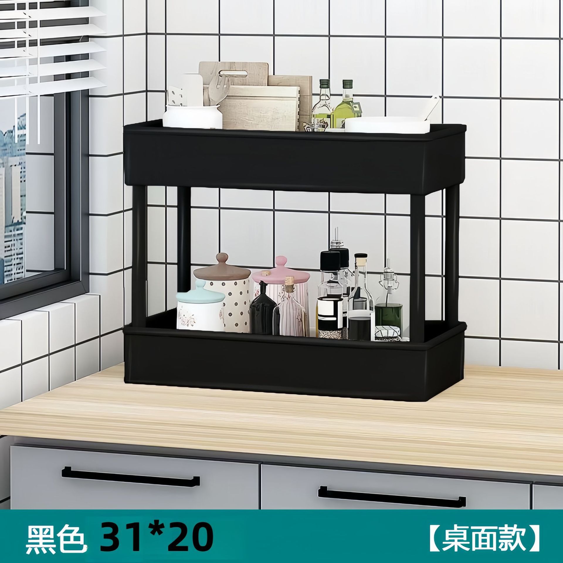 El estante del carrito de piso multicapa es adecuado para el baño, el baño, la sala de estar, la cocina, el espacio, el carrito de almacenamiento