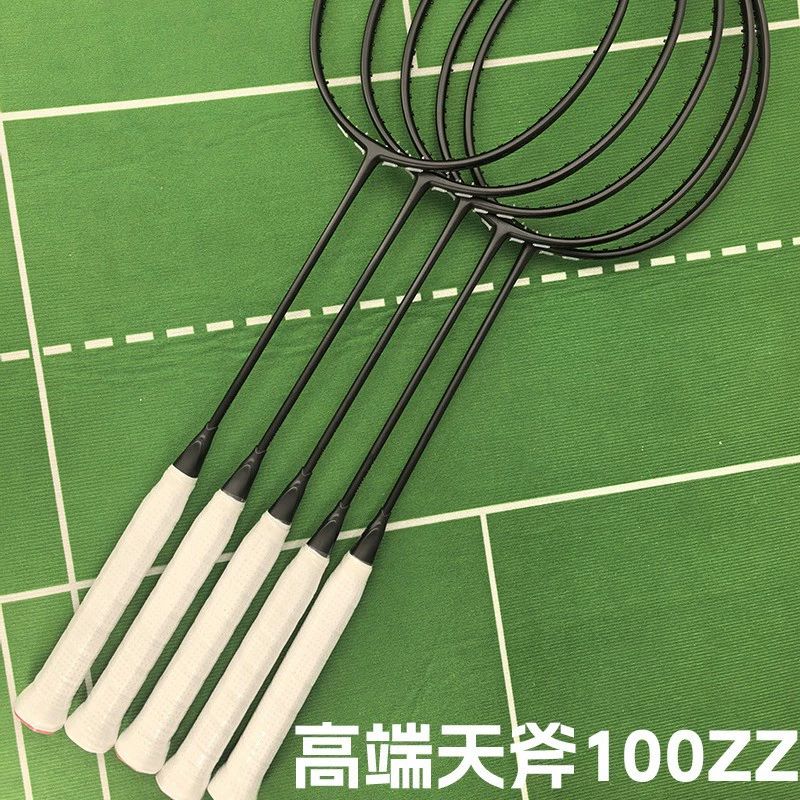 Бадминтонная ракетка Tianxu 100ZZ Bow and Arrow 11PRO Thunder 80 Double Blade DZS Black Gold Falcon, однотонная, высококачественная, маленькая, черная