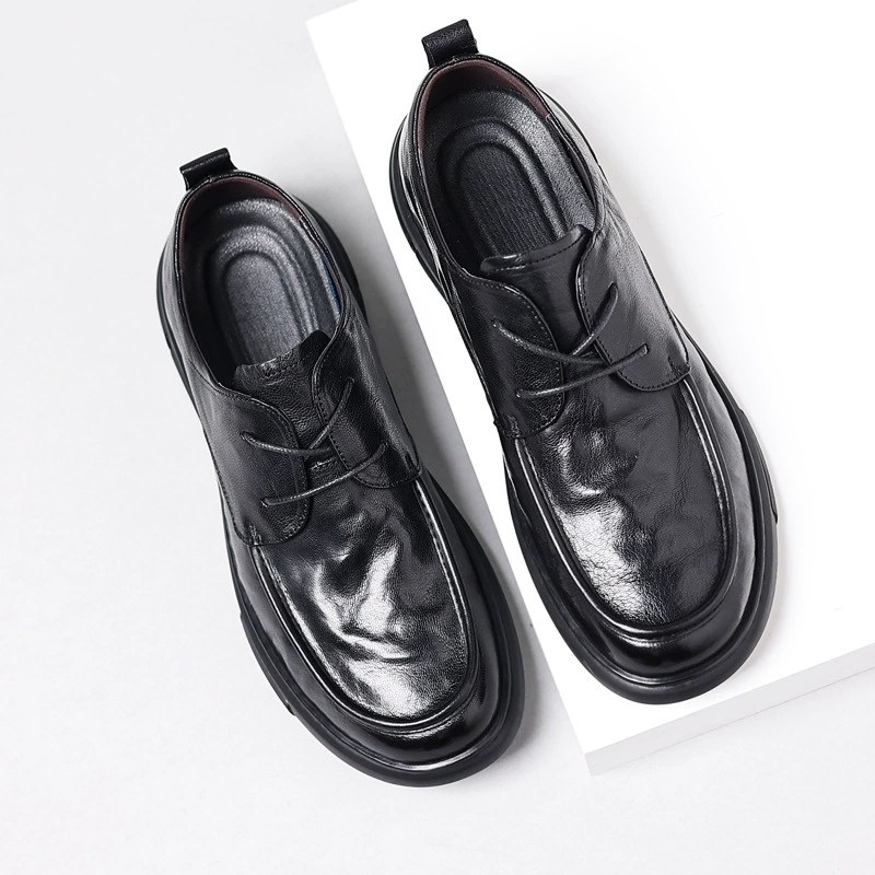 Обувь для отдыха из кожаной обуви, нескользящая дышащая удобная обувь, оптовая продажа, натуральная кожа, корейский стиль
