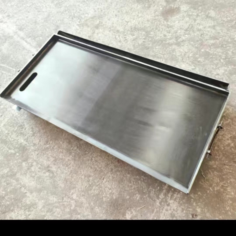 铁板鱿鱼鸡蛋灌饼商用摆摊专用万能板烤冷面摆地摊铁板长方形燃气