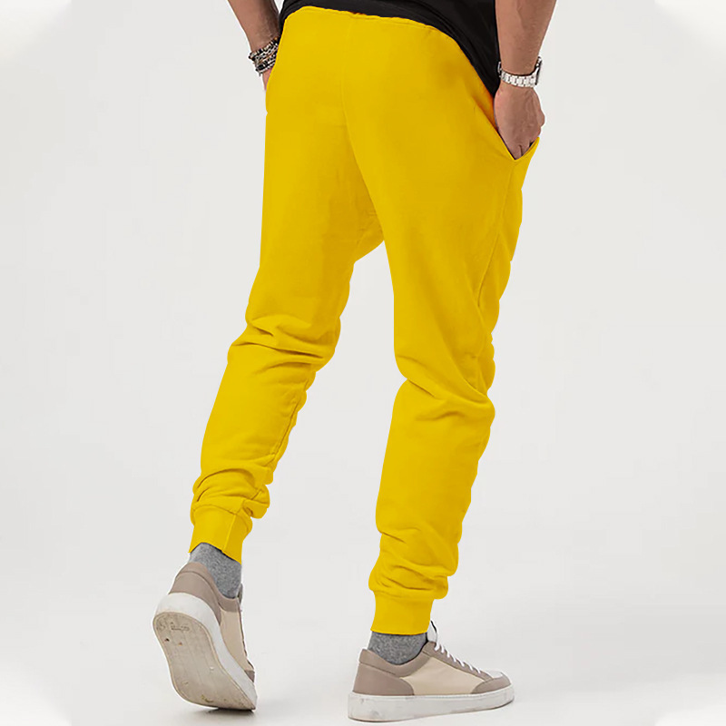 ​​Men's Slim-Fit Jogger Pants - Stretch Cotton Blend With Drawstring Waist, Versatile For Casual & Light Exercise (S-XXXL, Navy/Black/Olive Green)​​_voghion.com