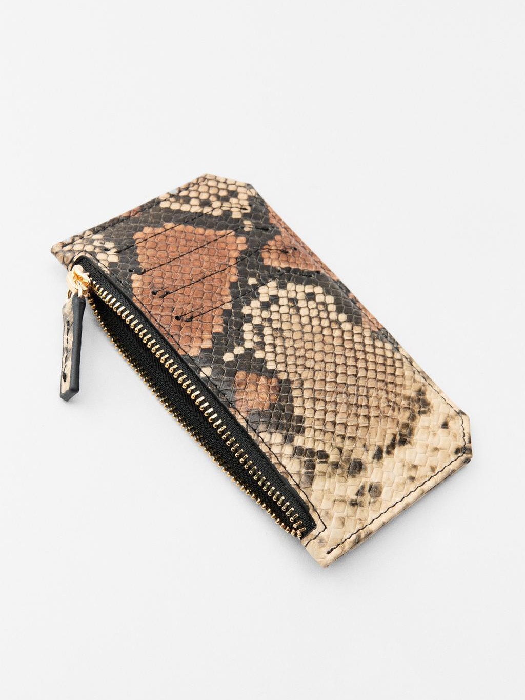 Transfronteriza mayorista ZR casa 2024 invierno nuevos productos de mujer impresión animal cartera de cuero bolsas de tarjetas elementos de tendencia