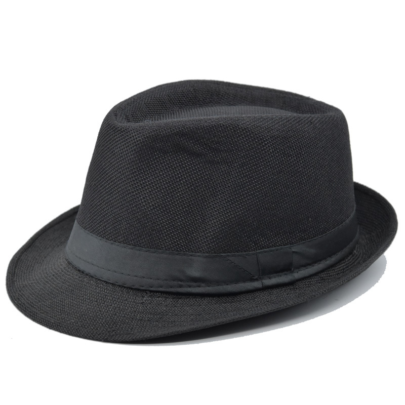 Unisex Modern Style Classic Style Geometric Curved Eaves Sun Hat Fedora Hat display picture 5