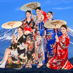 日本伝统レディース正装浴衣アニメコスプレ撮影写真セット着物舞台演出衣装