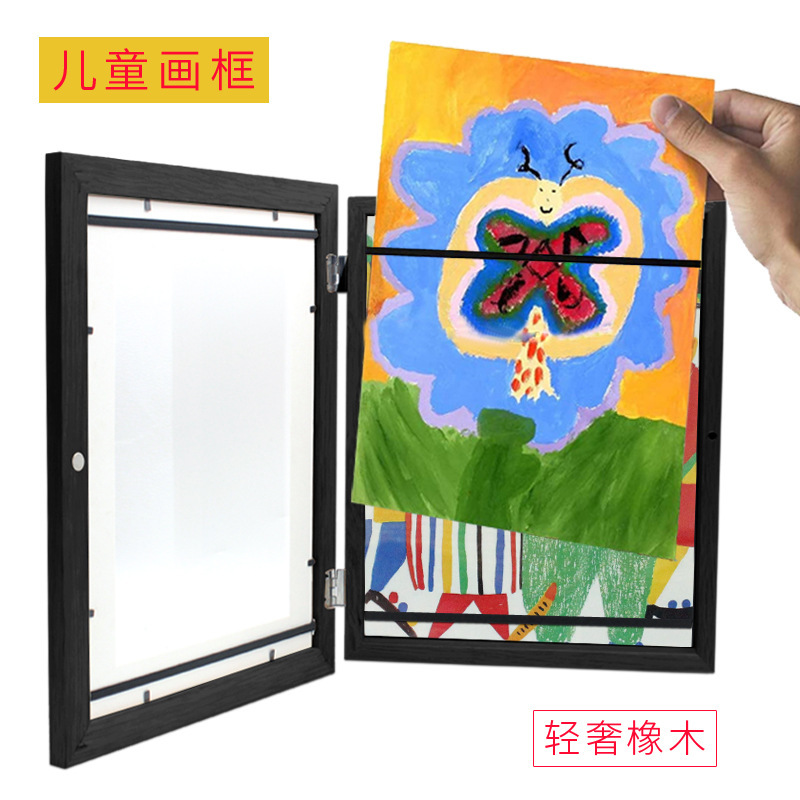 Solid Wood Photo Frame Display Stand Oak Frame Wall Hanging A4 Paper Oil Painting Frame Mirror Frame Children's Art Study Room Decorative Frame Solid Wood Photo Frame Display Stand Oak Frame Wall Hanging A4 Paper Oil Painting Frame Mirror Frame Children's Art Study Room Decorative Frame