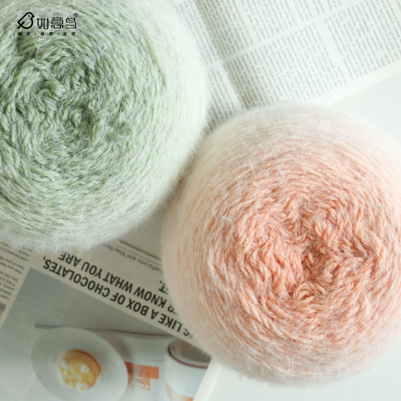 Gradient section-dyed wool yarn cake, 600 g, hand-knitting & crochet scarf thread