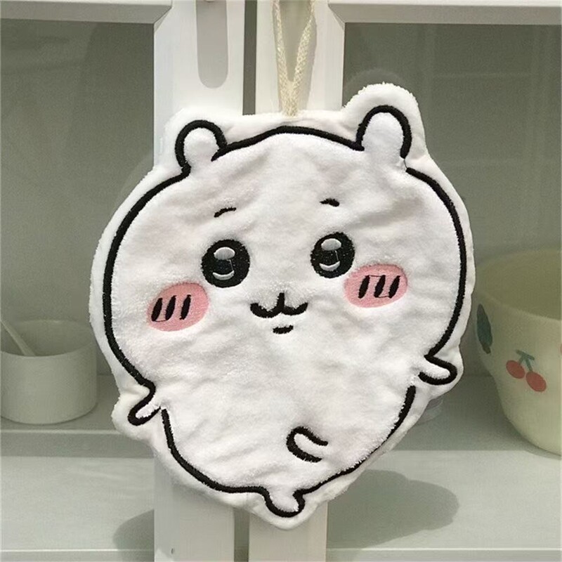 アニメの新しい台所でタオルを拭くのがかわいい浴室の家庭用吸水タオルを厚くして、毛を落とさない雑巾代発|undefined
