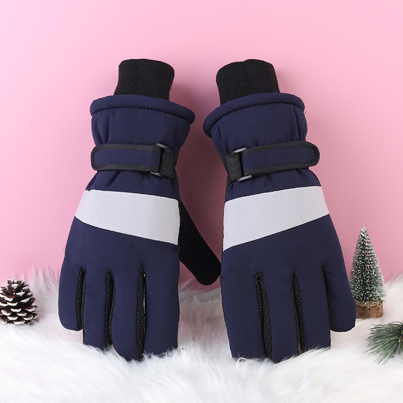 Personalizado logotipo de texto publicitario para enviar regalos corporativos de invierno para hombres y mujeres guantes calientes impresión personalizada invierno