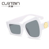 Sunglasses, glasses hip-hop style solar-powered, European style, 2022 collection