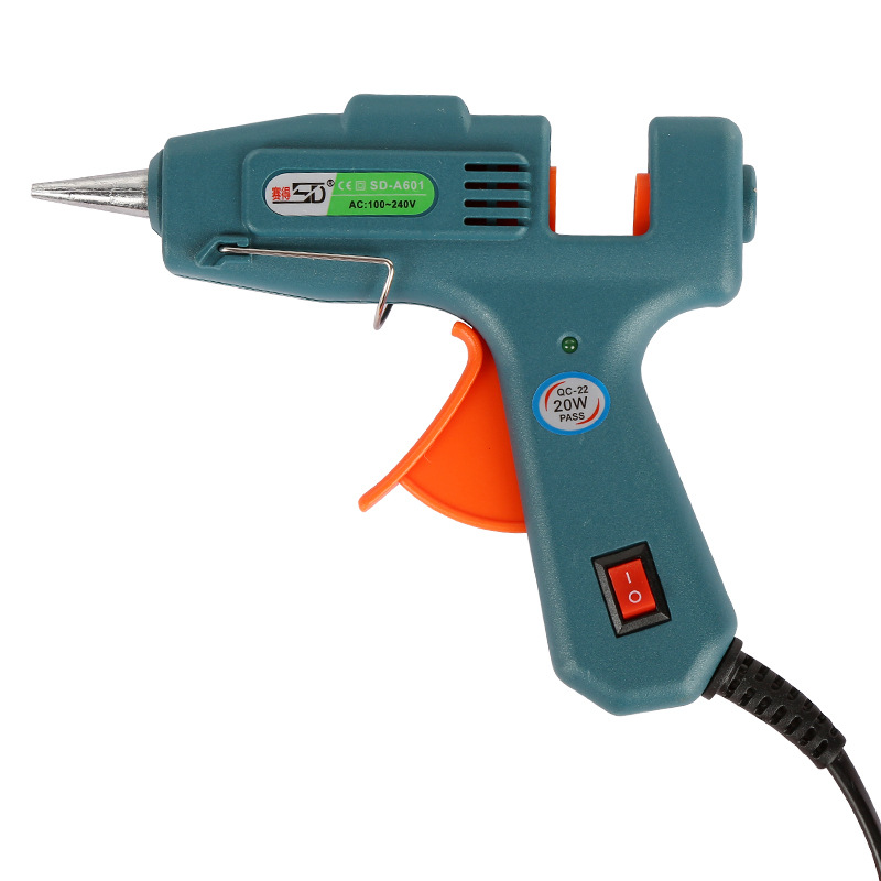 Pistola de silicona caliente Saide, temperatura constante, ideal para manualidades