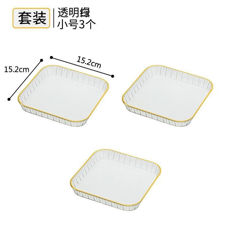 Mesa de té de sala de estar multi-capa de platos de frutas con dulces en la recepción de platos de bocadillos salón de belleza refrigerios de frutas decoración image 15