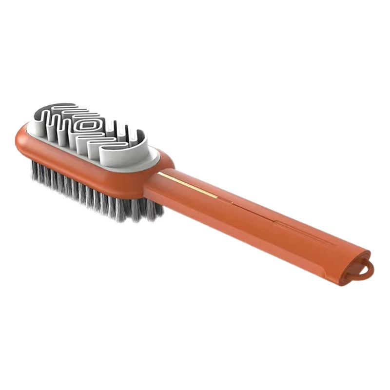 Zapatillas especiales mango largo cepillo de zapatos de goma cruda asiento de coche descontaminación limpieza cepillo de zapatos de goma gamuza limpieza