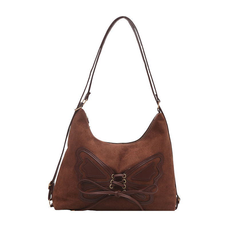 Mochila de arco de gran capacidad para mujeres 2024 invierno nuevo retro mochila de hombro de alta calidad bolsa de viaje