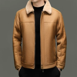 男式真皮皮衣;男式衬衫;男式大衣