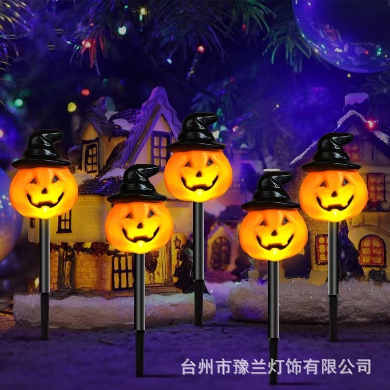 ハロウィンカボチャソーラーグラウンドプラグライトカボチャ装飾中庭ガーデン屋外装飾ハロウィングラウンドプラグライト|undefined