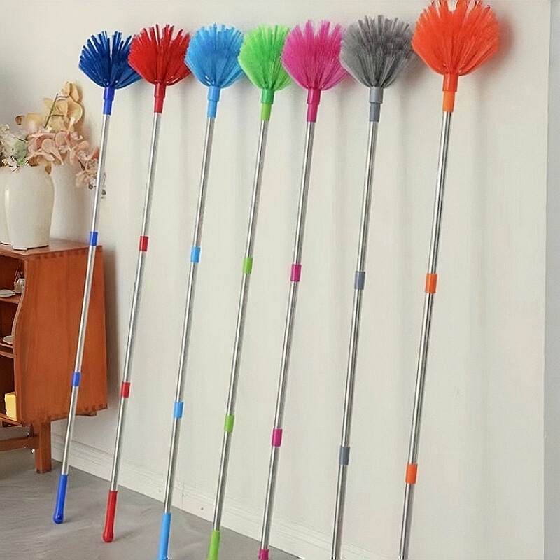 Telescopic Spider Web Sweeper, Long Broom for Ceiling Cleaning, Dust Duster, Specialized Dust Removal Cleaning Long Rod for Home Use