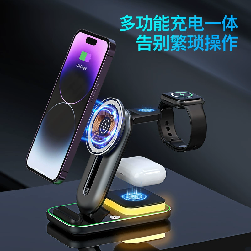 With synchronisation with phone, wireless watch, headphones