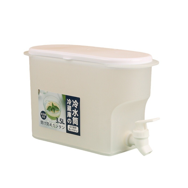 冷水ポット蛇口付き冷蔵库フルーツドリンクバレルお茶冷たい水ポット冷たい水バケツ容器コーラ冷たい水ポットボックス|undefined