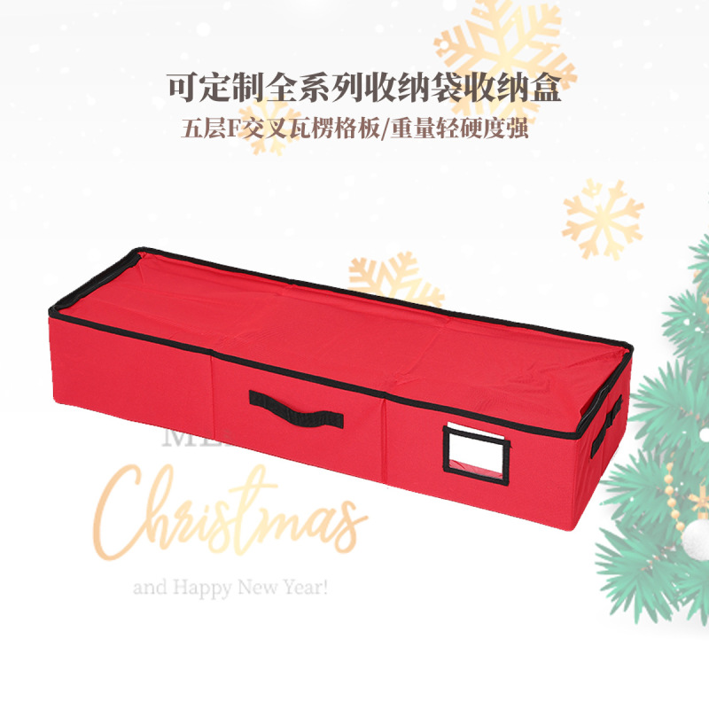 クロスボーダー直供オックスフォード布装飾収納ケース折りたたみ可取り外し可能クリスマスボール収納ケース|undefined