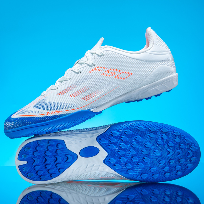 Cross-Border New Wholesale Football Shoes for Men and Women, Youth Long Spike and Short Spike Non-Slip Breathable Wear-Resistant Training and Competition Football Shoes
