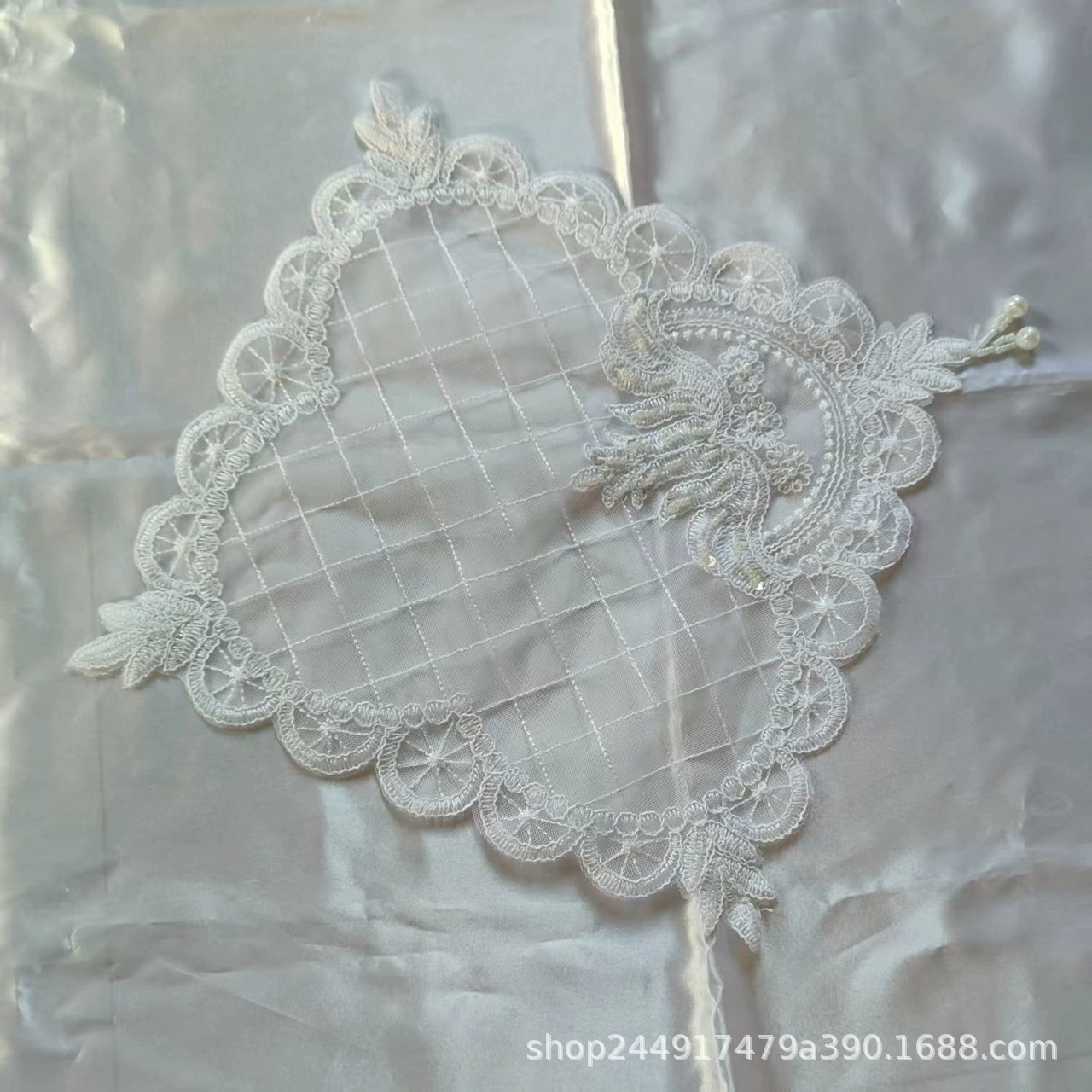 Праздничные белые пылезащитные универсальные бумажные салфетки, handmade, 28 см