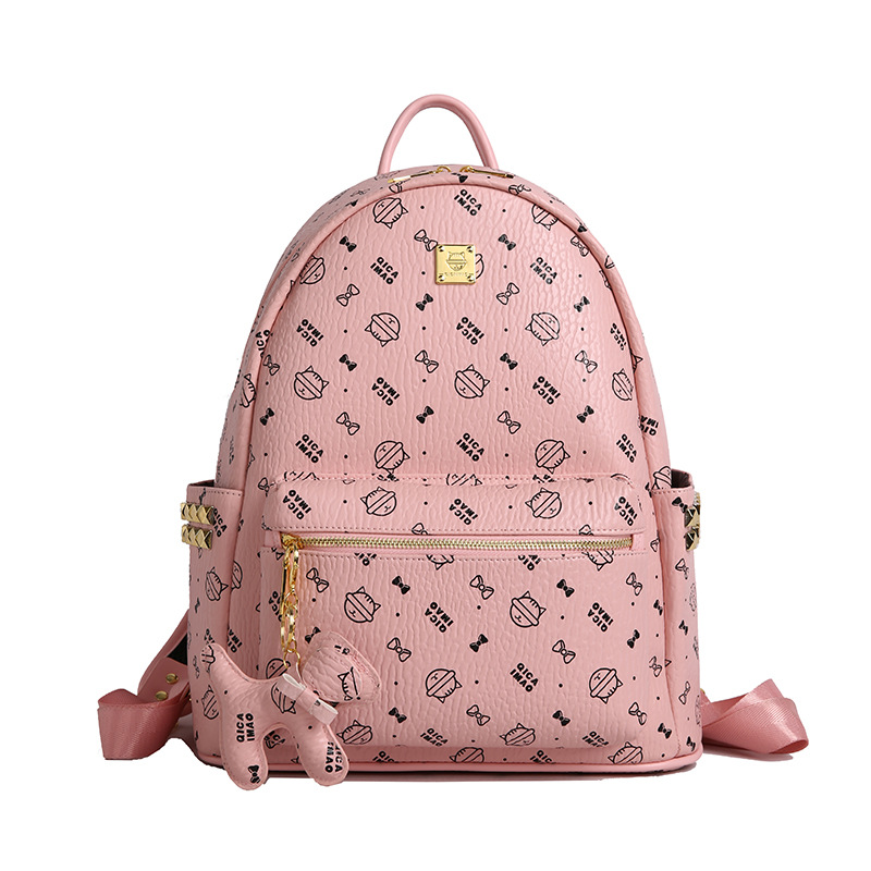 Colgante de cinta rosa oscuro