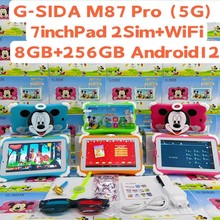 跨境tablet PC/G-SIDA/M87Pro/7寸儿童平板电脑通话SIM+WiFi