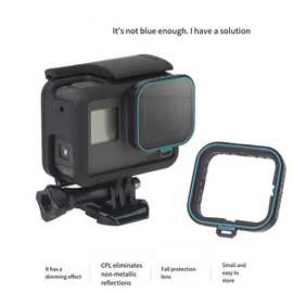 TELESIN 1个 颜色：图片色 材质：abs Telesin偏振滤光镜滤波器CP