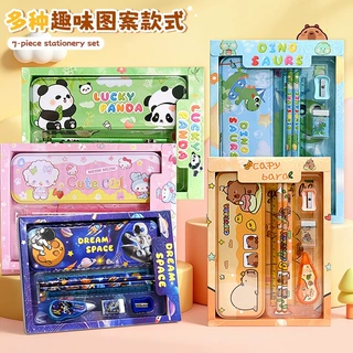 礼盒幼儿园儿童礼品卡通文具套装活动小学生文具奖品创意礼物