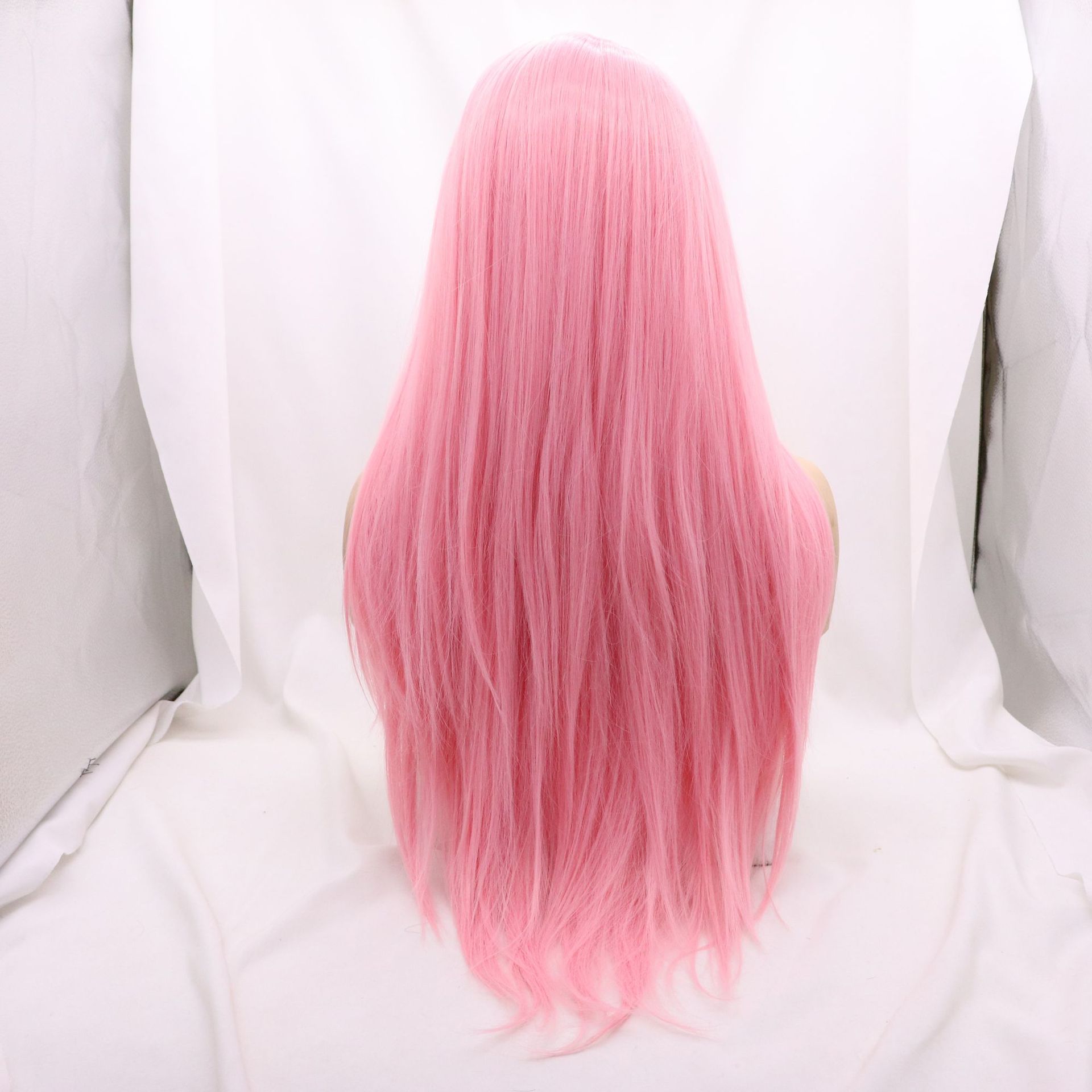 Europa y América NEWLOOK Front encaje moda nuevo cabello largo trenza peluca transfronteriza Lace Front Wigs