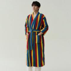 现货秋冬季新款珊瑚绒加厚美丽绒男女睡袍加长浴袍情侣睡衣抗静电