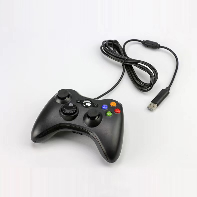 Suministro directo de fábrica de gamepad XBOX360, gamepad de Steam de conexión directa con cable sin unidad para computadora