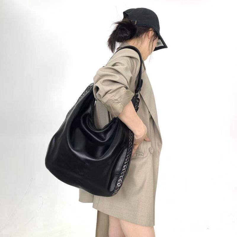 Cross-border exclusive women's fashion minimalist vegan leather shoulder bag, large capacity, personalized patchwork crossbody handbag Cross-border exclusive women's fashion minimalist vegan leather shoulder bag, large capacity, personalized patchwork crossbody handbag
