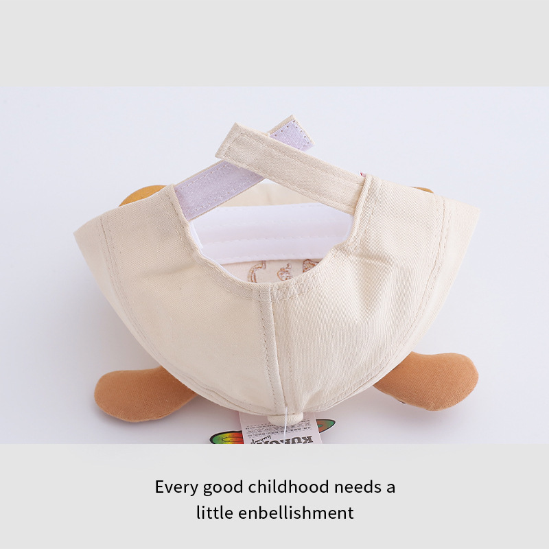 Ojos de antena sombrero para niños sombrero de goma suave sombrero de lengua para bebés casuales sombrero de hip-hop plano sombrero de dibujos animados sombrero para bebés 48CM