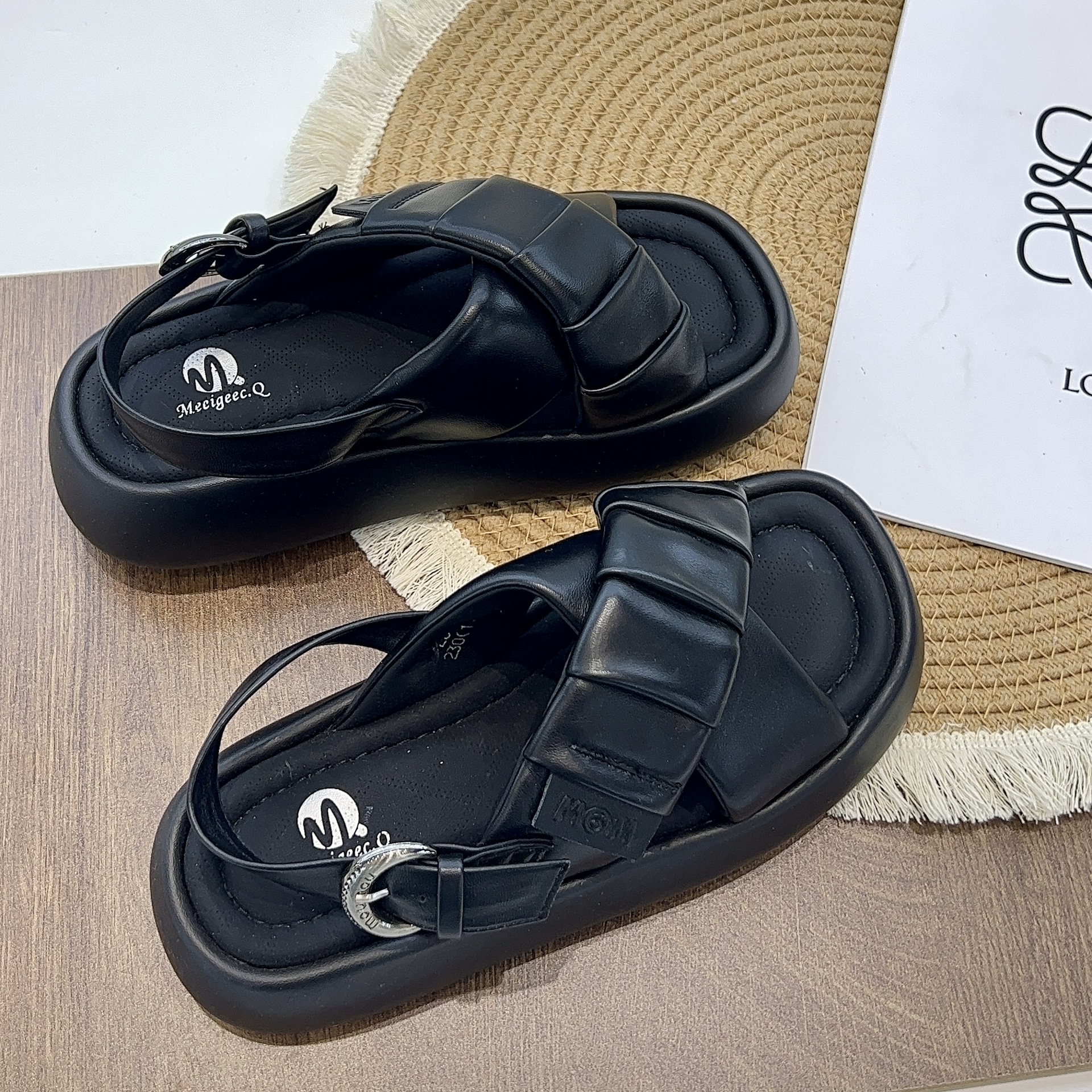 Universal comfortable sandals platform open toe for leisure