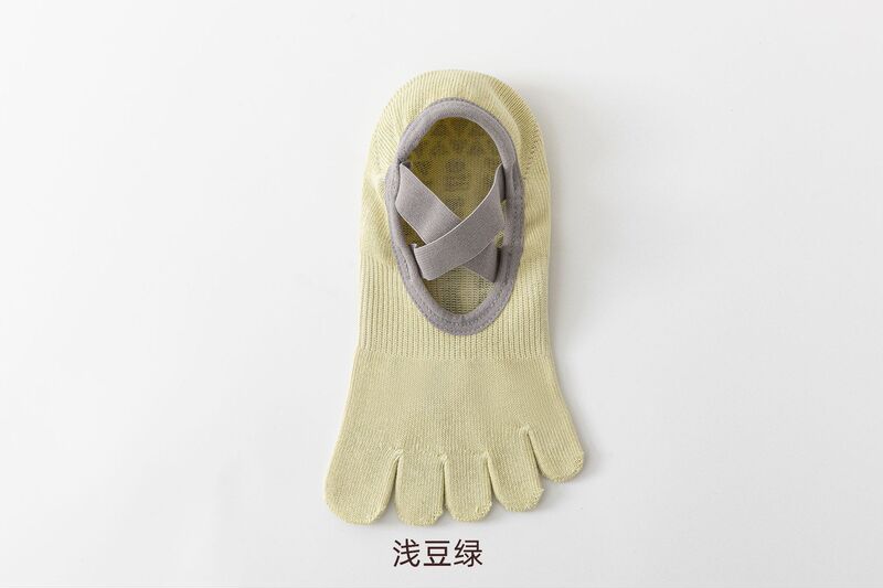 五指袜瑜伽袜子女防滑专业室内地板袜女士舞蹈防滑袜普拉提袜子|undefined